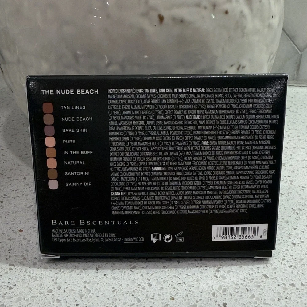 bareMinerals The Nude Beach Eyeshadow Compact NWT - Picture 3 of 8